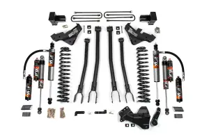 BDS1223FPE | BDS Suspension 4 Inch Lift Kit 4-Link Conversion For Ford F-450 Super Duty 4WD | Fox 2.5 Performance Elite Shocks