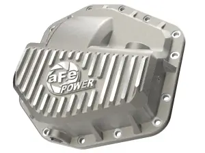 46-71480A | aFe Power Street Series Front Differential Cover, Raw With Machined Fins For Ford F-250 / F-350 (Dana M235)