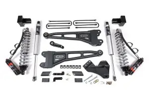 BDS1224PPS | BDS Suspension 4 Inch Lift Kit With Radius Arms For Ford F-450 Super Duty 4WD | Fox 2.5 Performance Elite Coil-Over Conversion | Fox 2.5 Performance Series HTO Shocks