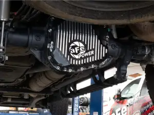 Afe - Advance Flow Engineering - 46-71490B | aFe Power Street Series Rear Differential Cover, Black With Machined Fins For Ford Diesel Trucks V8 - Image 2