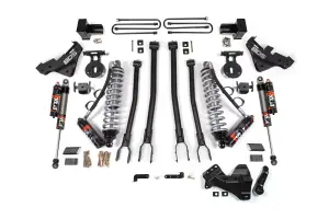 BDS1225PPS | BDS Suspension 4 Inch Lift Kit 4-Link Fox 2.5 Performance Elite Coil-Over Conversion For Ford F-450 Super Duty 4WD | Fox 2.5 Performance Series HTO Shocks
