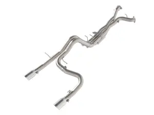 49-33154-P | aFe Power Vulcan Series 3 Inch 304 Stainless Steel Cat-Back Exhaust System With Polished Tip For Ford Bronco Raptor V6-3.0L (tt)