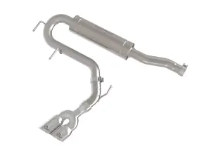 49-33155-P | aFe Power Rebel Series 2-1/2 Inch Stainless Steel Cat-Back Exhaust System With Polished Tip For Ford Maverick L4-2.5L FWD