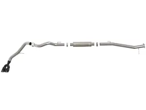 Afe - Advance Flow Engineering - 49-33156-B | aFe Power Vulcan Series 3 Inch 304 Stainless Steel Rear-Side Exit Exhaust System With Black Tip For Ford Ranger/Ranger Raptor L4-2.0L (td) - Image 2