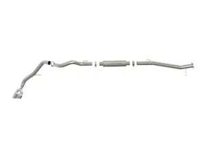 Afe - Advance Flow Engineering - 49-33156-P | aFe Power Vulcan Series 3 Inch 304 Stainless Steel Rear-Side Exit Exhaust System With Polished Tip For Ford Ranger/Ranger Raptor L4-2.0L (td) - Image 3