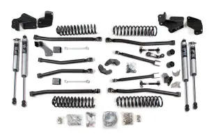 BDS1408FS | BDS Suspension 4.5 Inch Lift Kit For Jeep Wrangler JK Rubicon 4-Door | Long Arm