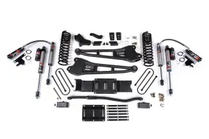 BDS Suspension - BDS2150FPE | BDS Suspension 4 Inch Lift Kit With Radius Arms For Ram 3500 4WD | 3 Inch Block Kit Without Overload | Fox 2.5 Performance Elite Shocks | Diesel - Image 1