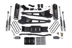 BDS Suspension - BDS2150H | BDS Suspension 4 Inch Lift Kit With Radius Arms For Ram 3500 4WD | 3 Inch Block Kit Without Overload | NX2 Nitro Series Shocks | Diesel - Image 1