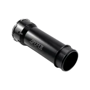115020420 | PPE Performance Turbo Resonator Delete, Fully CNC Machined For GM 3.0L Duramax | Black Finish