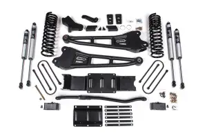 BDS2153FS | BDS Suspension 4 Inch Lift Kit With Radius Arms For Ram 3500 4WD | 2 Inch Block Kit With Overload | Fox 2.0 Performance Series Shocks | Diesel