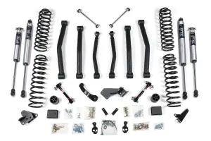 BDS1425FS | BDS Suspension 4 Inch Lift Kit For Jeep Wrangler JK 2-Door | Fox 2.0 performance Series Shocks