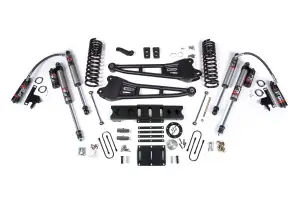BDS2142FPE | BDS Suspension 6 Inch Lift Kit With Radius Arms For Ram 3500 4WD Diesel | 4 Inch Block Kit | 6 Bolt Index Ring | Fox 2.5 Performance Elite Shocks
