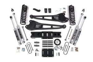 BDS2142H | BDS Suspension 6 Inch Lift Kit With Radius Arms For Ram 3500 4WD Diesel | 4 Inch Block Kit | 6 Bolt Index Ring | NX2 Nitro Series Shocks