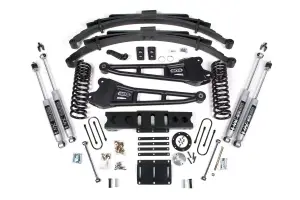 BDS2141H | BDS Suspension 6 Inch Lift Kit With Radius Arms For Ram 3500 4WD Diesel | 4.5 Inch Leaf Springs | 6 Bolt Index Ring | NX2 Nitro Series Shocks
