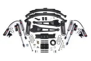 BDS2140FPE | BDS Suspension 6 Inch Lift Kit With Radius Arms For Ram 3500 4WD Diesel | 4.5 Inch Leaf Springs | 8 Bolt Index Ring | Fox 2.5 Performance Elite Shocks