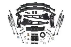 BDS2140PS | BDS Suspension 6 Inch Lift Kit With Radius Arms For Ram 3500 4WD Diesel | 4.5 Inch Leaf Springs | 8 Bolt Index Ring | Fox 2.5 Performance Series HTO Shocks
