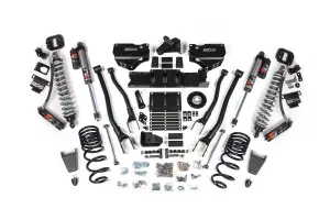 BDS Suspension - BDS2138PES | BDS Suspension 4 Inch Extended Travel 4-Link Lift Kit For Ram 2500 4WD Diesel | Coilover & Rubber Bump Stop | Fox 2.5 Performance Elite Shocks - Image 1