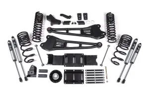 BDS Suspension - BDS2135FS | BDS Suspension 6 Inch Extended Travel Lift Kit With Radius Arms For Ram 2500 4WD Diesel | Coil Spring & Bump Stop Extension | Fox 2.0 Performance Series Shocks - Image 1