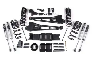 BDS Suspension - BDS2135PS | BDS Suspension 6 Inch Extended Travel Lift Kit With Radius Arms For Ram 2500 4WD Diesel | Coil Spring & Bump Stop Extension | Fox 2.5 Performance Series HTO Shocks - Image 1