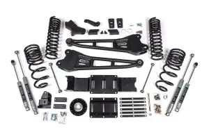BDS Suspension - BDS2137H | BDS Suspension 4 Inch Extended Travel Lift Kit With Radius Arms For Ram 2500 4WD Diesel | Coil Spring & Bump Stop Extension | NX2 Nitro Series Shocks - Image 1