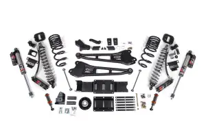 BDS Suspension - BDS2137PESB | BDS Suspension 4 Inch Extended Travel Lift Kit With Radius Arms For Ram 2500 4WD Diesel | Coilover & Fox 2.0 Hydro Bump Stop | Fox 2.5 Performance Elite Shocks - Image 1