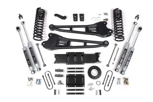 BDS2134H | BDS Suspension 6 Inch Lift Kit With Radius Arms For Ram 3500 4WD Diesel | 5 Inch Block Kit | 8 Bolt Index Ring | NX2 Nitro Series Shocks