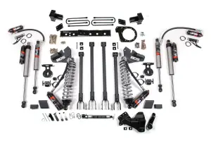 BDS1985FPE | BDS Suspension 7 Inch Lift Kit 4-Link Fox 2.5 Performance Elite Coil-Over Conversion For Ford F-250 / F-350 Super Duty 4WD | Diesel | Rear 5 Inch Block Kit | Fox 2.5 Performance Elite Shocks