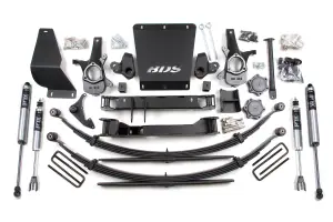 BDS180FS | BDS Suspension 6 Inch Lift Kit For Chevrolet Silverado / GMC Sierra 1500 4WD | Rear Leaf Springs | Fox 2.0 Performance Series Shocks