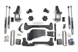 BDS1817H | BDS Suspension 4.5 Inch Lift Kit For Chevrolet Silverado / GMC Sierra 2500HD / 3500HD SRW 4WD | Narrow Track Knuckle | NX2 Nitro Series Shocks