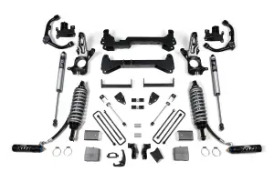 BDS1818FDSC | BDS Suspension 7 Inch Lift Kit With Fox 2.5 Coil Over Conversion For Chevrolet Silverado / GMC Sierra 2500HD 2WD | Carrier Below Crossmember
