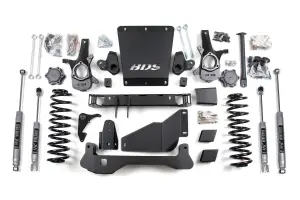 BDS183H | BDS Suspension 6 Inch Lift Kit For Chevrolet / GMC Avalanche, Suburban, Tahoe, Or Yukon 1500 4WD | NX2 Nitro Series Shocks