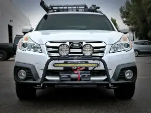 Afe - Advance Flow Engineering - 79-27010 | aFe Power Terra Guard Bumper For Subaru Outback H4/H6 | With Winch Mount - Image 3