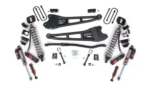 BDS Suspension - BDS2148PESB | BDS Suspension 3 Inch Lift Kit With Radius Arm For Ram 3500 4WD Diesel | Coilover / Fox 2.0 Hydro Bump Stop | Rear 2 Inch Lift Block Kit Without Overload | Fox 2.5 Performance Elite Shocks - Image 1