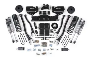 BDS2164PS | BDS Suspension 4 Inch Extended Travel Lift Kit With 4-Link For Ram 3500 4WD Gas | Rear 3 Inch Lift Block Kit With OE Air Assist | Fox 2.5 Performance Series HTO Shocks