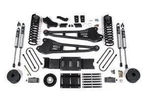 BDS Suspension - BDS2169FS | BDS Suspension 4 Inch Extended Travel Lift Kit With Radius Arm For Ram 3500 4WD Diesel | Coil Spring / Bump Stop Extension | Rear 3 Inch Lift Block Kit With OE Air Assist | Fox 2.0 Performance Series Shocks - Image 1