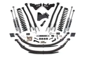 BDS2248H | BDS Suspension 5 Inch Lift Kit With 4 Link For Ford F-250 / F-350 Super Duty 4WD Diesel | Rear Lift Leaf Springs | NX2 Nitro Series Shocks