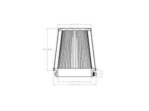 Afe - Advance Flow Engineering - 21-90045V | aFe Power Magnum FORCE Intake Replacement Air Filter With D2 Dura-Dry Media, Solid Top | 5-1/2 Inch F x 7 Inch B x 5-1/2 Inch T x 7 Inch H - Image 6