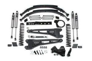 BDS2259PS | BDS Suspension 7 Inch Lift Kit With Radius Arm For Ford F-250 / F-350 Super Duty 4WD Diesel | Rear Lift Leaf Springs | Fox 2.5 Performance Series HTO Shocks