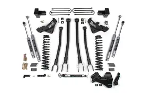 BDS2265H | BDS Suspension 5 Inch Lift Kit With 4 Link For Ford F-250 / F-350 Super Duty 4WD Gas | Rear 3 Inch Lift Block Kit Without Overload | NX2 Nitro Series Shocks