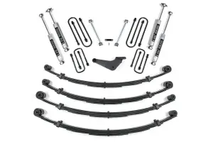 BDS301H | BDS Suspension 4 Inch Lift Kit For Ford Excursion 4WD | Rear Leaf Springs | NX2 Nitro Series Shocks