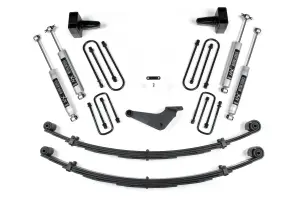 BDS322H | BDS Suspension 4 Inch Lift Kit For Ford F-250 / F-350 Super Duty 4WD | Radius Front U-Bolt | Rear Lift With Factory Overload | NX2 Nitro Series Shocks