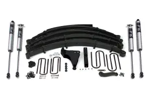 BDS324FS | BDS Suspension 8 Inch Lift Kit For Ford F-250 / F-350 Super Duty 4WD | Radius Front U-Bolt | Fox 2.0 Performance Series Shocks