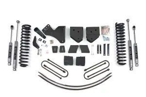 BDS354H | BDS Suspension 6 Inch Lift Kit For Ford F-250 / F-350 Super Duty 4WD Diesel | Rear Lift 3 Inch Block Kit & Add-A-Leaf With Overload | NX2 Nitro Series Shocks
