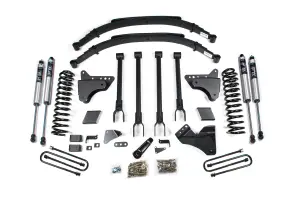 BDS358FS | BDS Suspension 6 Inch Lift Kit With 4-Link For Ford F-250 / F-350 Super Duty 4WD Diesel | Rear Leaf Springs | Fox 2.0 Performance Series Shocks