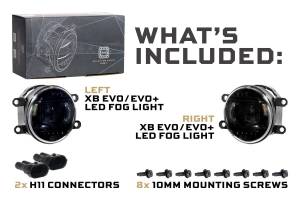 Morimoto - LF092 | Morimoto XB Evo LED Fog Lights For Toyota Yaris | White / Set - Image 2