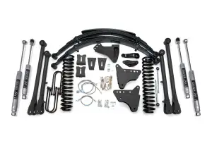 BDS530H | BDS Suspension 8 Inch Lift Kit With 4-Link For Ford F-250 / F-350 Super Duty 4WD Diesel | NX2 Nitro Series Shocks