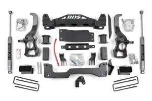 BDS576FS | BDS Suspension 4 Inch Lift Kit For Ford F-150 4WD | Fox 2.0 Performance Series Shocks