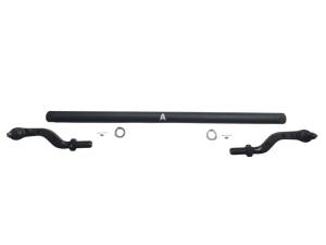 KIT122 | Apex Chassis Extreme Duty Tie Rod Assembly For Jeep Wrangler JL / Gladiator JT 2.5 Ton 2018+ | Fits Dana 30 Axle | Black Aluminum