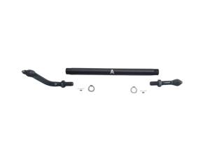 KIT123 | Apex Chassis Extreme Duty No Flip Drag Link Assembly For Jeep Wrangler JL / Gladiator JT 2.5 Ton 2018+ | Fits Dana 44 Axle With 4.5" Or Less | Black Aluminum