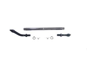 KIT128 | Apex Chassis Extreme Duty No Flip Drag Link Assembly For Jeep Wrangler JL / Gladiator JT 2.5 Ton 2018+ | Fits Dana 44 Axle With 4.5" Or Less Lift | Polished Aluminum